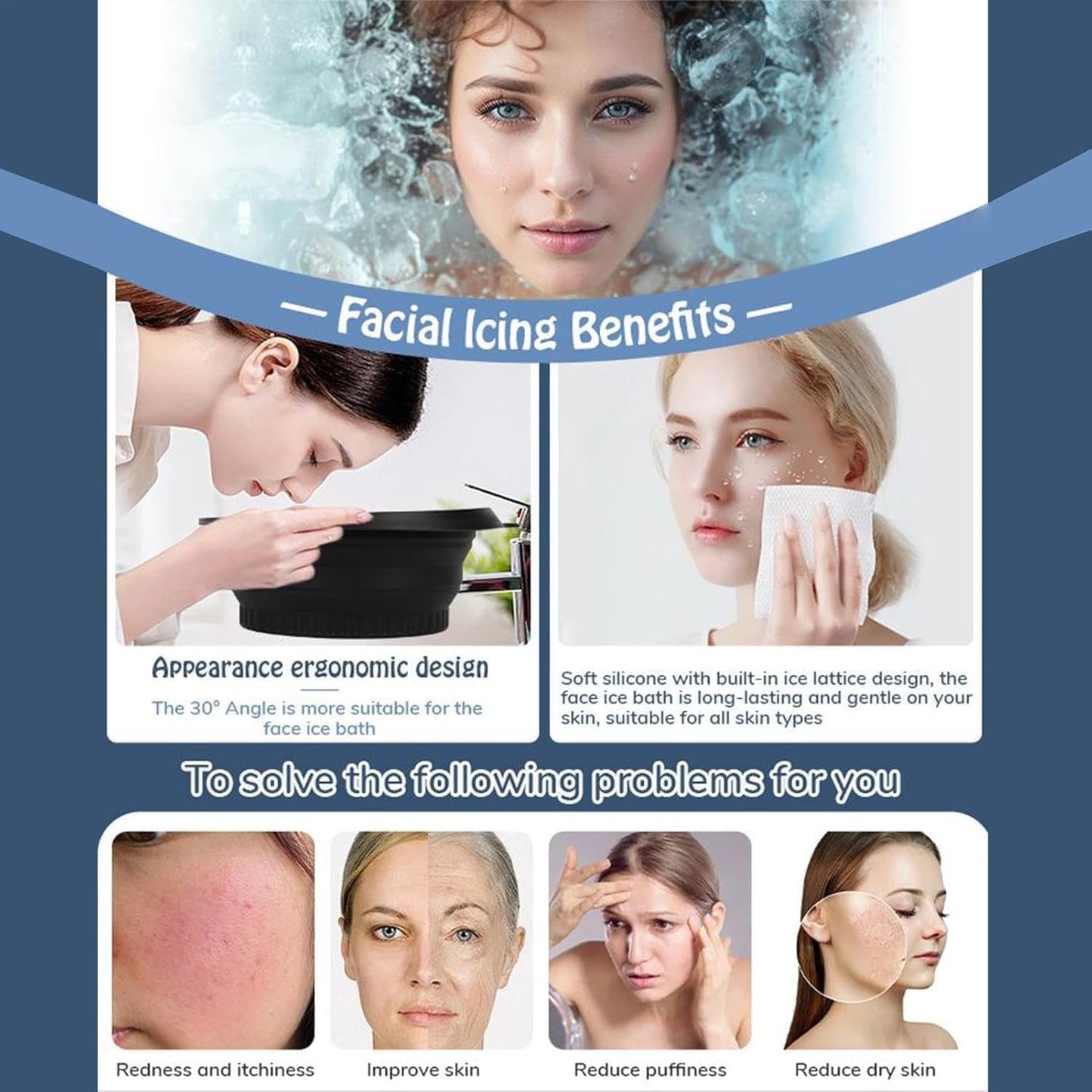 Zyropp Ice Face Bowl | Spa-Grade Cold Therapy at Home