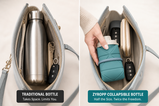 Zyropp Ultra-Flex Collapsible Water Bottle   | Buy 1 Get 50% OFF + Free  Shipping