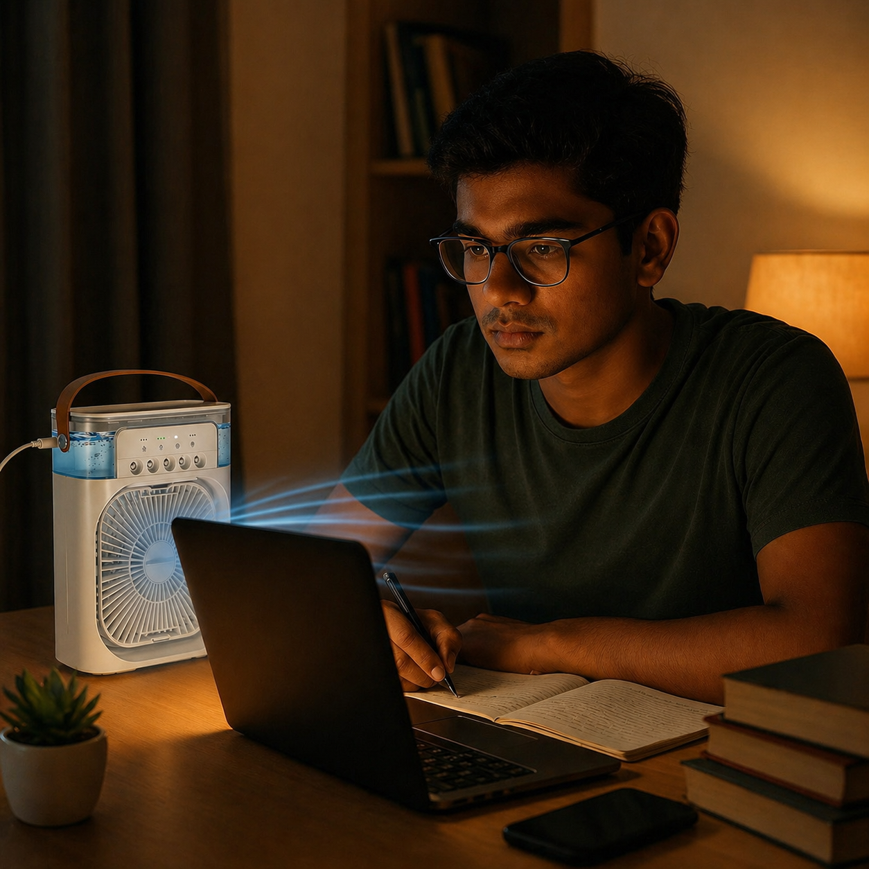 Zyropp Mini Air Cooler- beat the heat at your desk without touching the AC remote