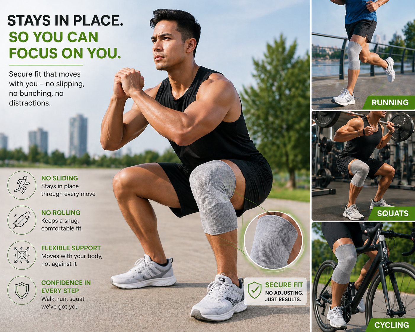Zyropp Bamboo Knee Brace | Pain Relief for Arthritis & Sports | 40% Off + Free Shipping