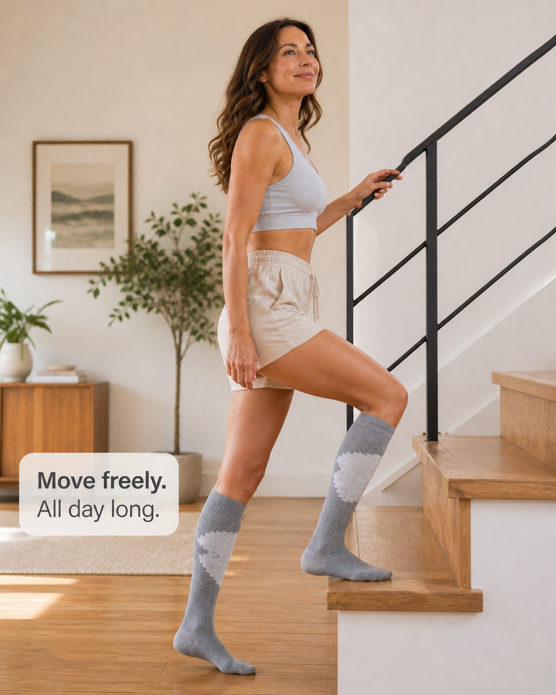 Zyropp Bamboo Compression Socks | Foot Pain Relief for Sports & Everyday Wear