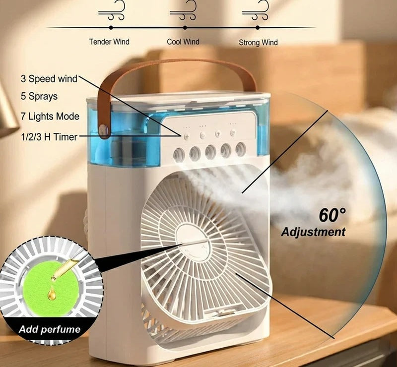 Zyropp Mini Air Cooler- beat the heat at your desk without touching the AC remote
