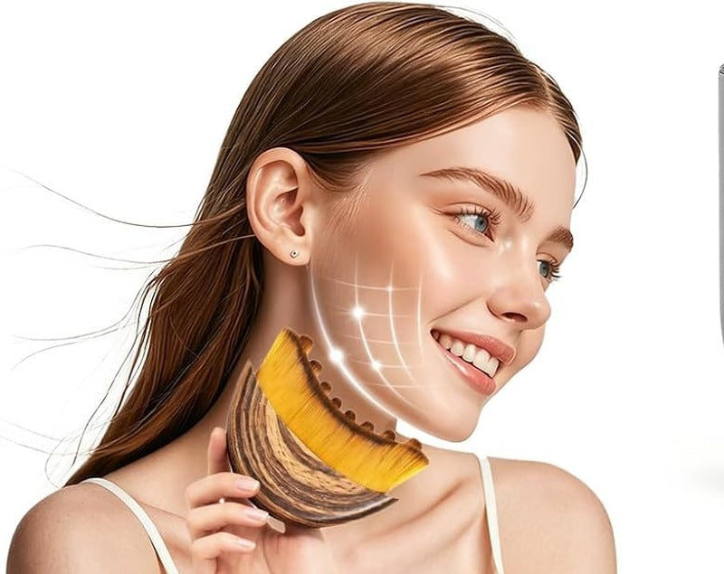 Zyropp Lymphatic Drainage Face Brush - Wake Up to Glowing, De-Puffed Skin Every Morning