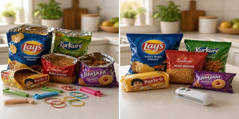 Zyropp Handheld Packet sealer - keep snacks fresh for days